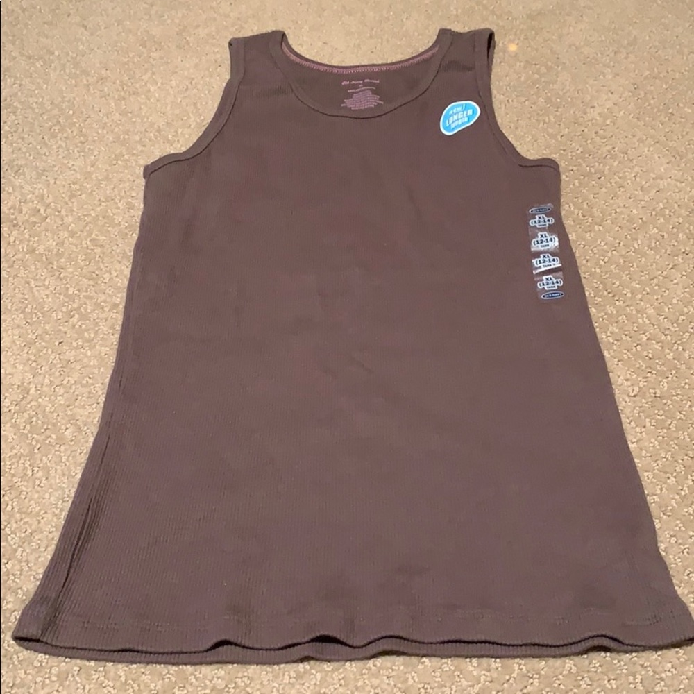 Brown tank top
